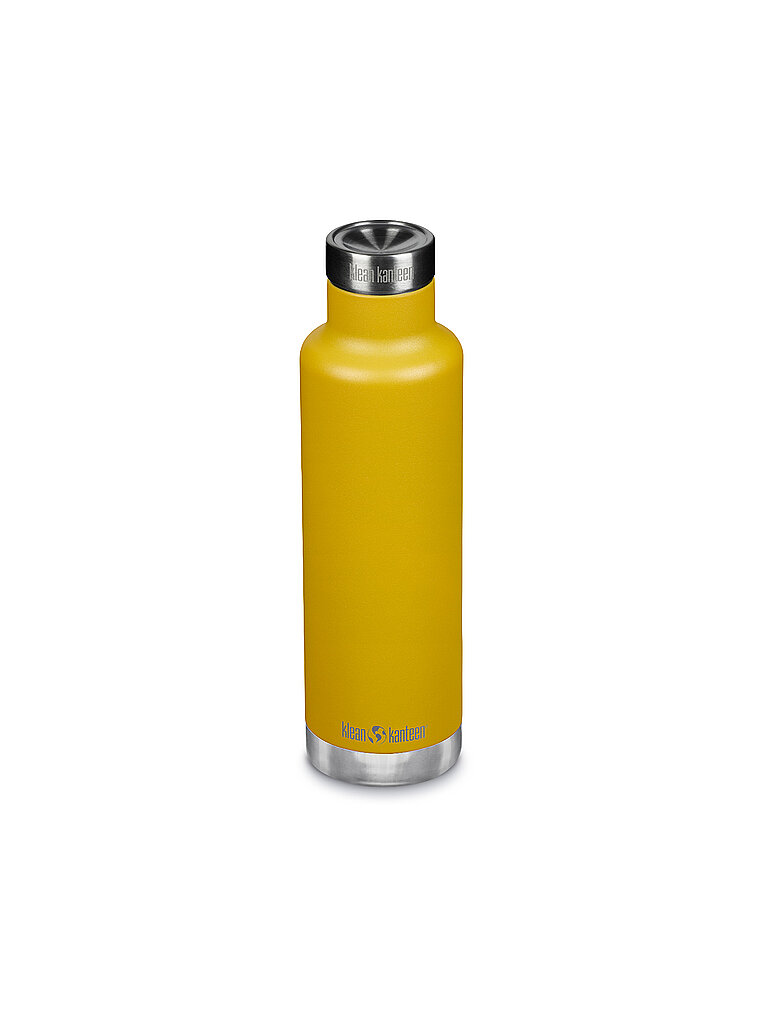 KLEAN KANTEEN Isolierflasche Classic 750ml Pour Through Cap gelb