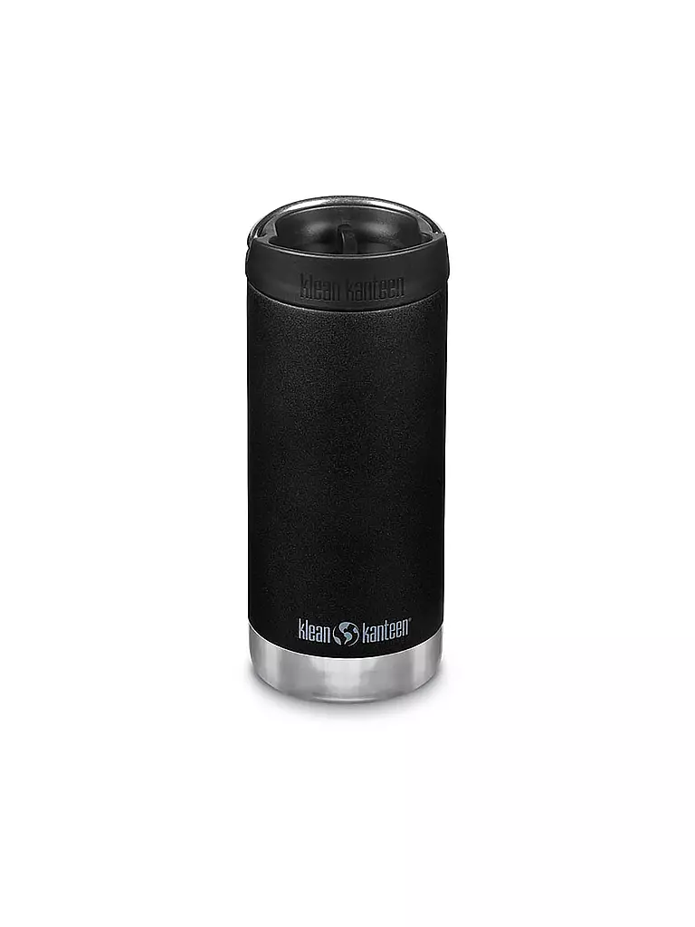 KLEAN KANTEEN | Edelstahl Isolierflasche TKWide 355ml Café Cap Black | schwarz