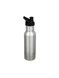 KLEAN KANTEEN | Edelstahl Trinkflasche Classic 532ml Sport Cap Old Gold | silber