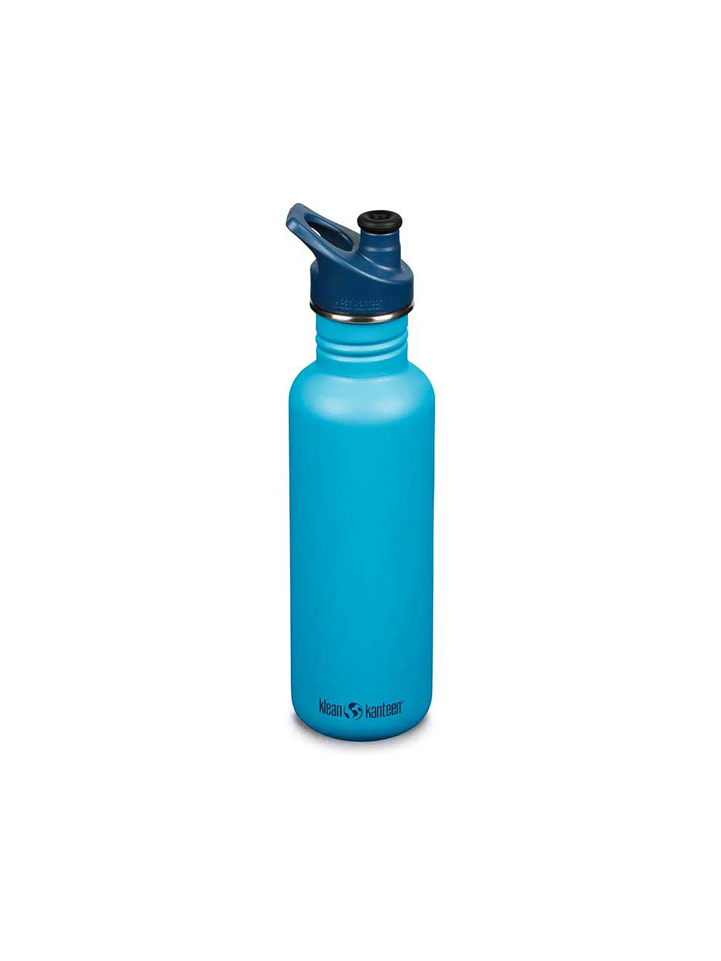 KLEAN KANTEEN | Edelstahl Trinkflasche Classic 800ml Sport Cap Sea Spray | blau