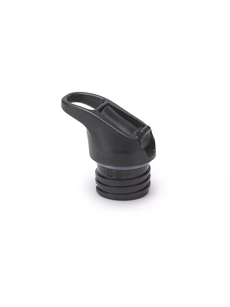 KLEAN KANTEEN | Flip Sport Cap für Classic, Kid & Reflect mit Teleskop-Trinkhalm  | schwarz