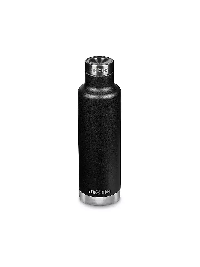 KLEAN KANTEEN | Isolierflasche Classic 750ml Pour Through Cap | schwarz