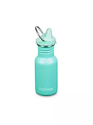 KLEAN KANTEEN | Kinder Trinkflasche Classic einwandig 12 oz (355 ml) mit Sippy Cap | türkis