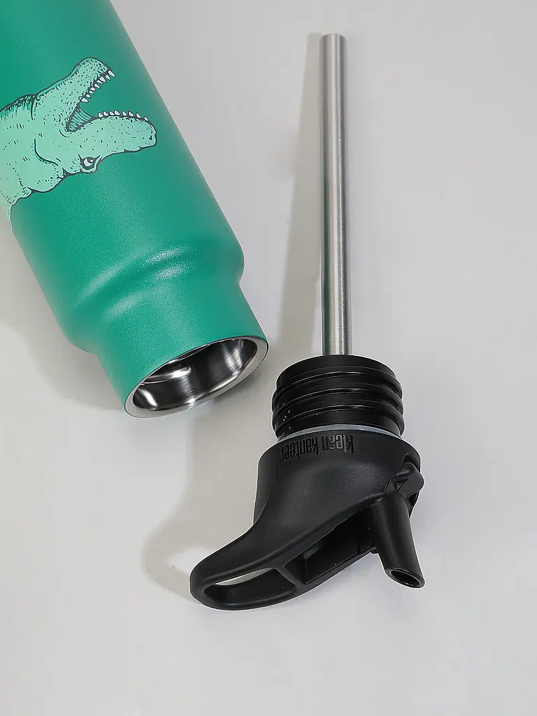 KLEAN KANTEEN | Trinkflasche Edelstahl Kid Classic 355ml Flip Sport Cap Isoliert | 