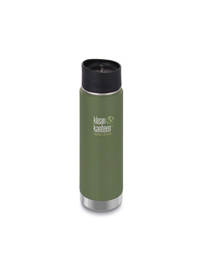 KLEAN KANTEEN | Trinkflasche Wide Vacuum Insulated 592 ml mit Café Cap 2.0 | grün