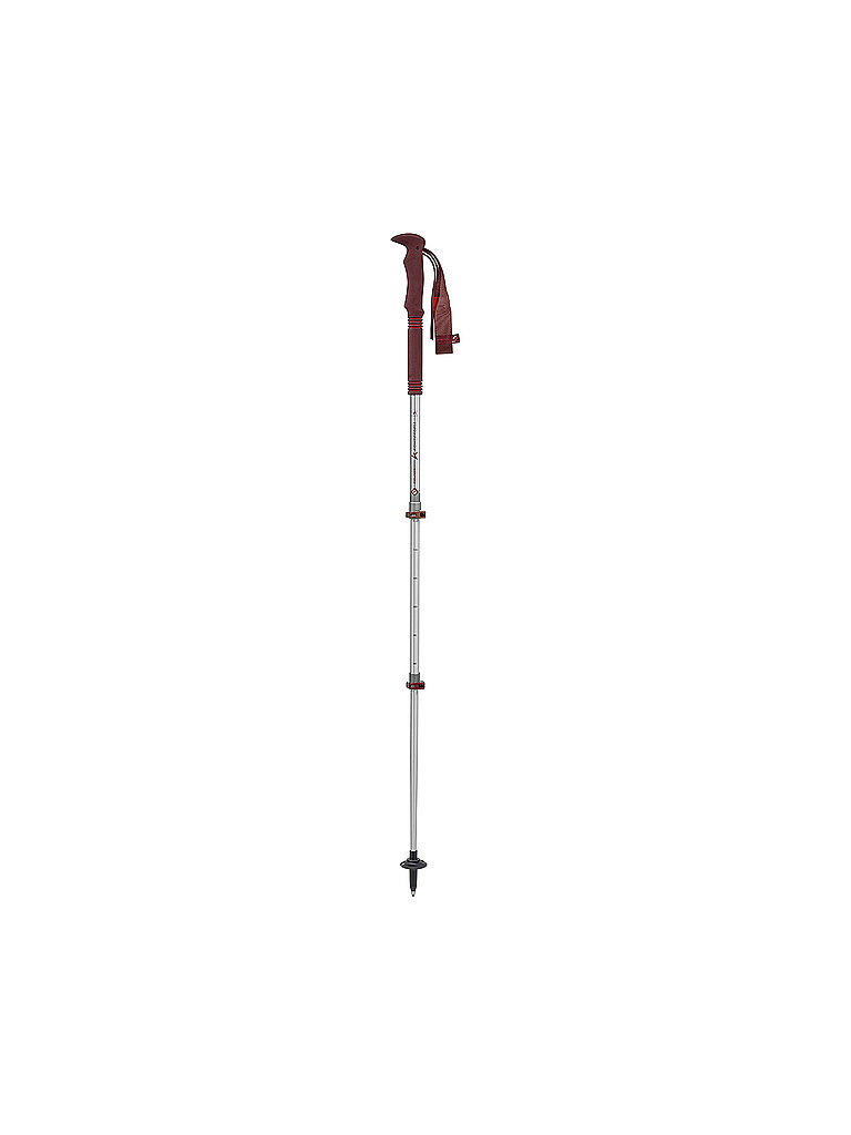 KOMPERDELL Trekkingstöcke Explorer Zero Compact dunkelrot
