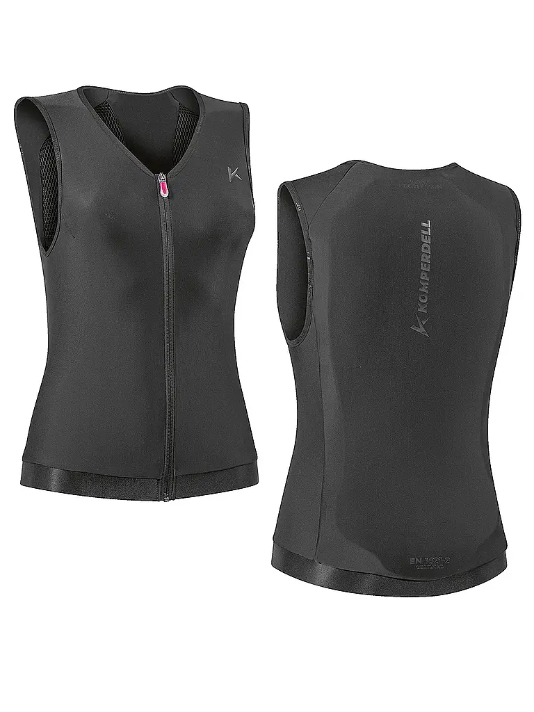 KOMPERDELL | Damen Protektorweste Core Vest | schwarz