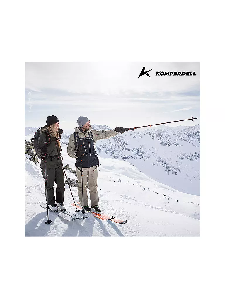 KOMPERDELL | Tourenstöcke Carbon C.2 Ultralight | Schwarz