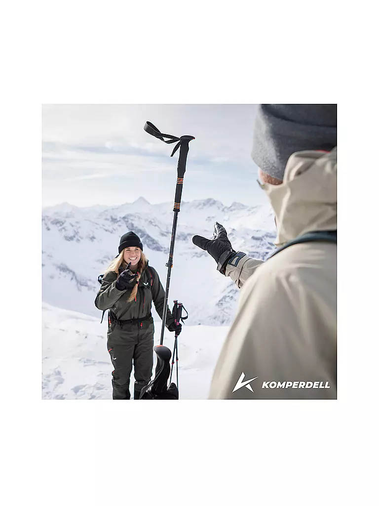 KOMPERDELL | Tourenstöcke Carbon C.2 Ultralight | Schwarz