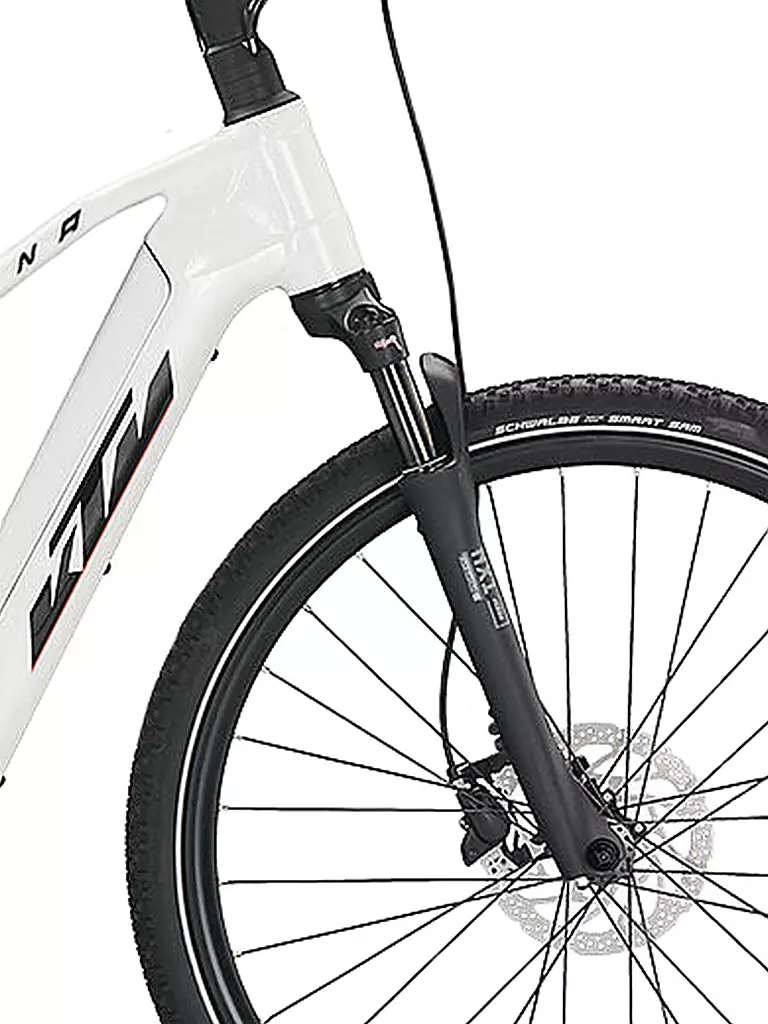 KTM | Damen E-Crossbike 28" Macina Cross 720 | weiss