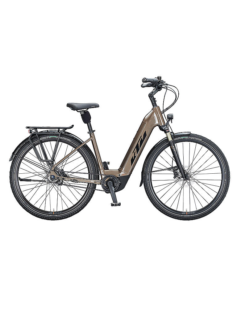 KTM | Damen E-Trekkingbike 28" Macina City 610 Belt 2021 (Einrohr) | beige