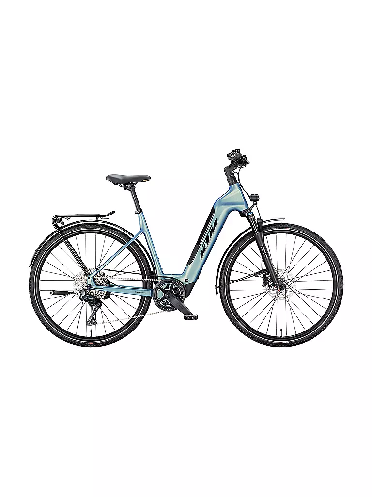 KTM | Unisex E-Trekkingbike US Macina Sport SX Elite DI2 (Tiefeinsteiger) | hellblau