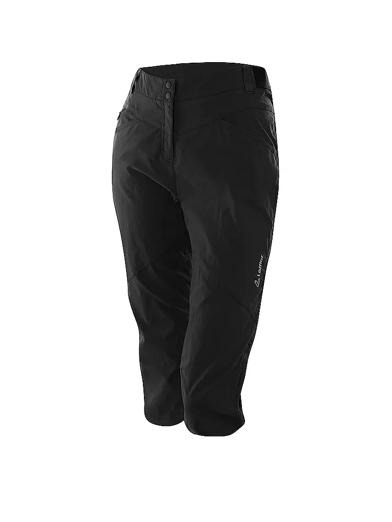 LÖFFLER | Damen 3/4 Bikehose CSL | schwarz