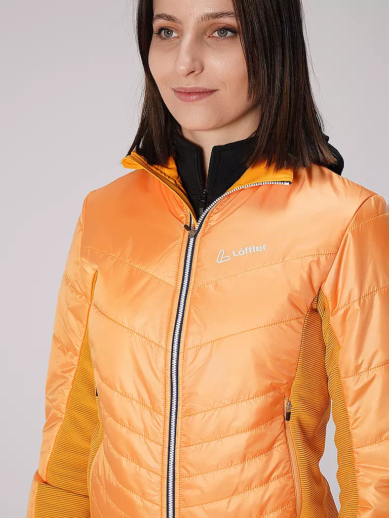 LÖFFLER | Damen Langlauf Hybridjacke PL60 | orange
