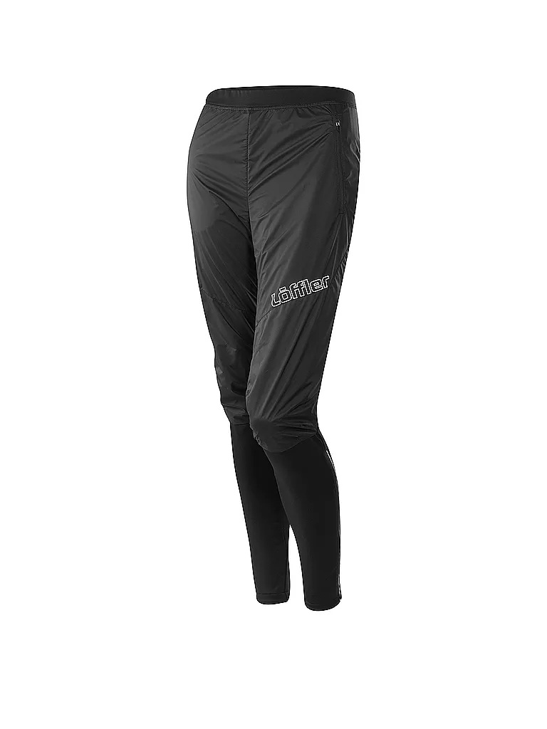 LÖFFLER | Damen Langlauf-Tight Gemini Doubledry | schwarz