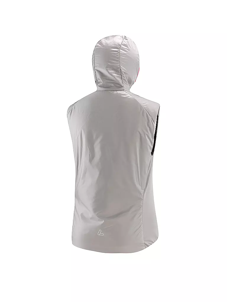 LÖFFLER | Damen Langlaufweste Hooded PL60 | grau