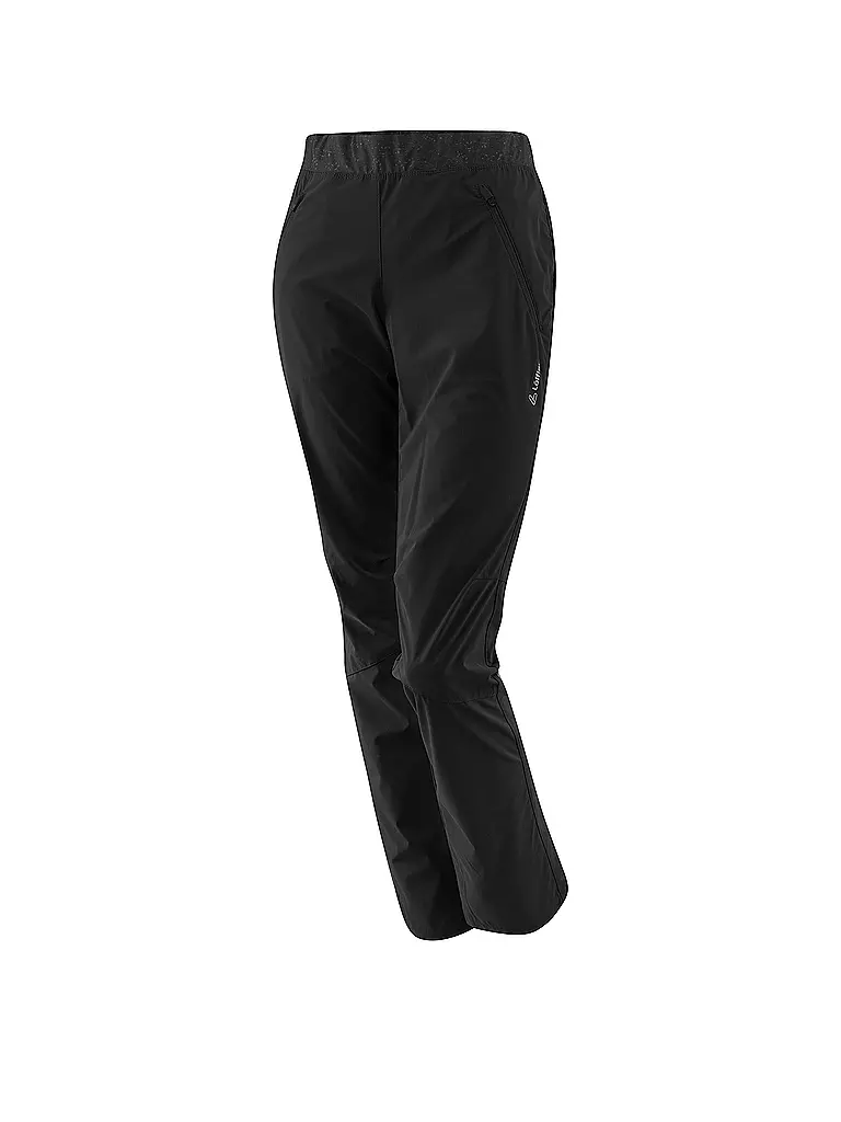 LÖFFLER | Damen Pull-on Trekkinghose Tapered Assl | schwarz