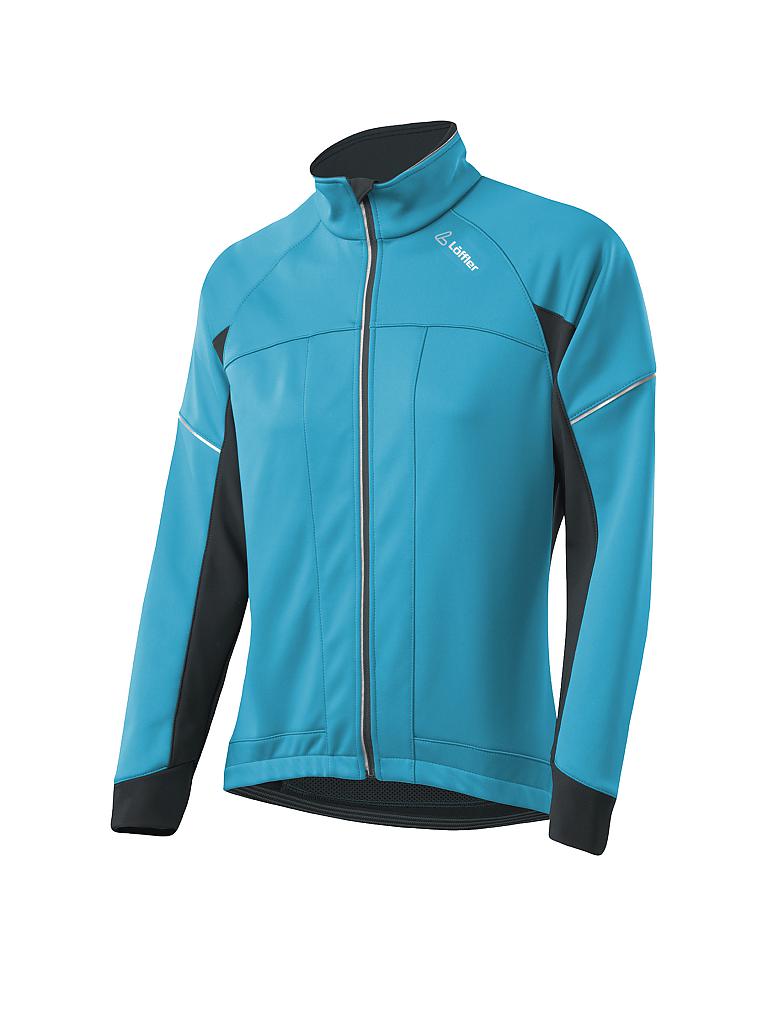 LÖFFLER | Damen Radjacke WINDSTOPPER®-Softshell-Warm | blau