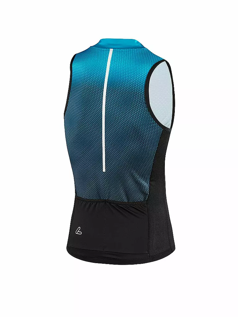 LÖFFLER | Damen Radtrikot Ärmellos HZ | blau