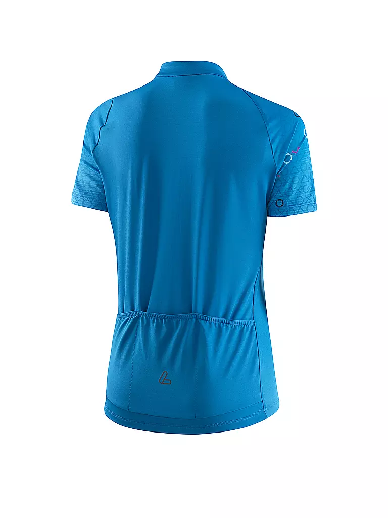 LÖFFLER | Damen Radtrikot Axo Mid FZ | blau