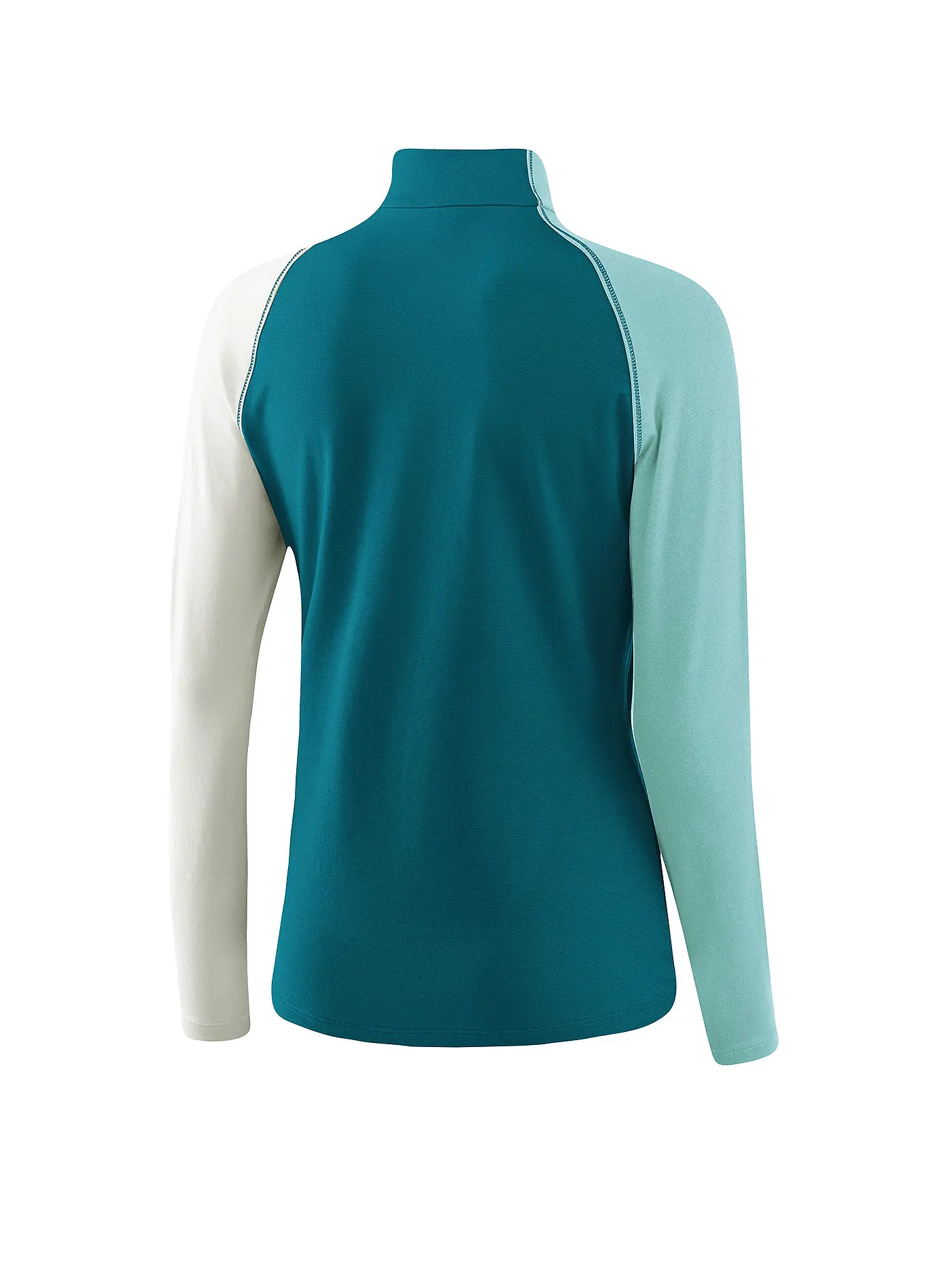 LÖFFLER | Damen Unterzieh Zipshirt TRANSTEX® Coblo | petrol