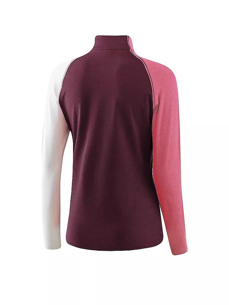 LÖFFLER | Damen Unterzieh Zipshirt TRANSTEX® Coblo | dunkelrot