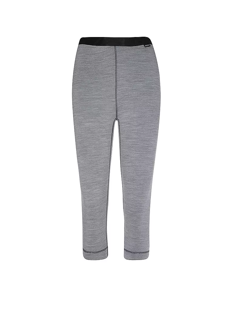 LÖFFLER | Damen Unterziehhose TRANSTEX® Merino 3/4 | grau