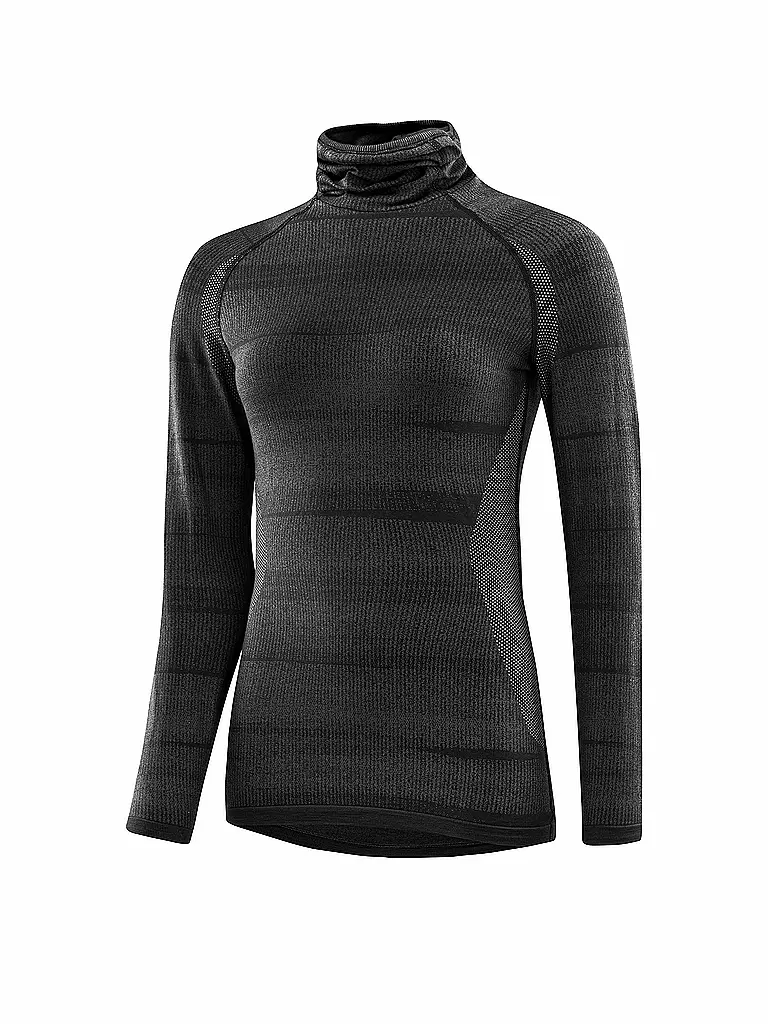 LÖFFLER | Damen Unterziehshirt Rollneck TRANSTEX® Hybrid | schwarz