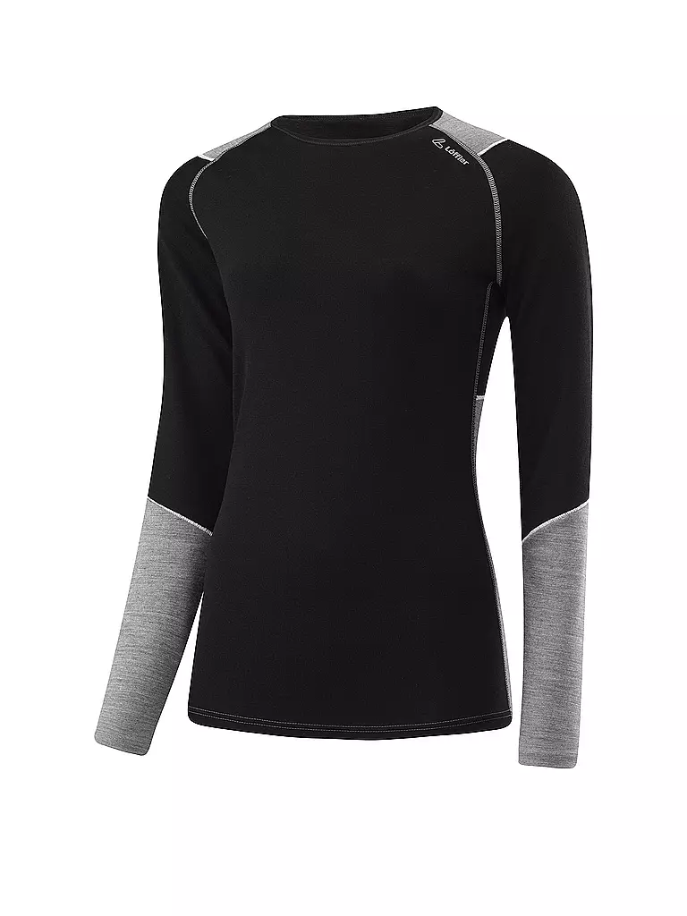 LÖFFLER | Damen Unterziehshirt Transtex® Merino | schwarz