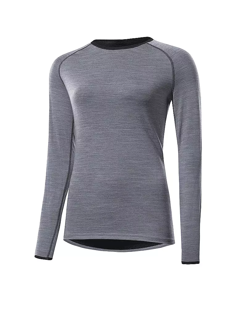 LÖFFLER | Damen Unterziehshirt TRANSTEX® Merino | grau