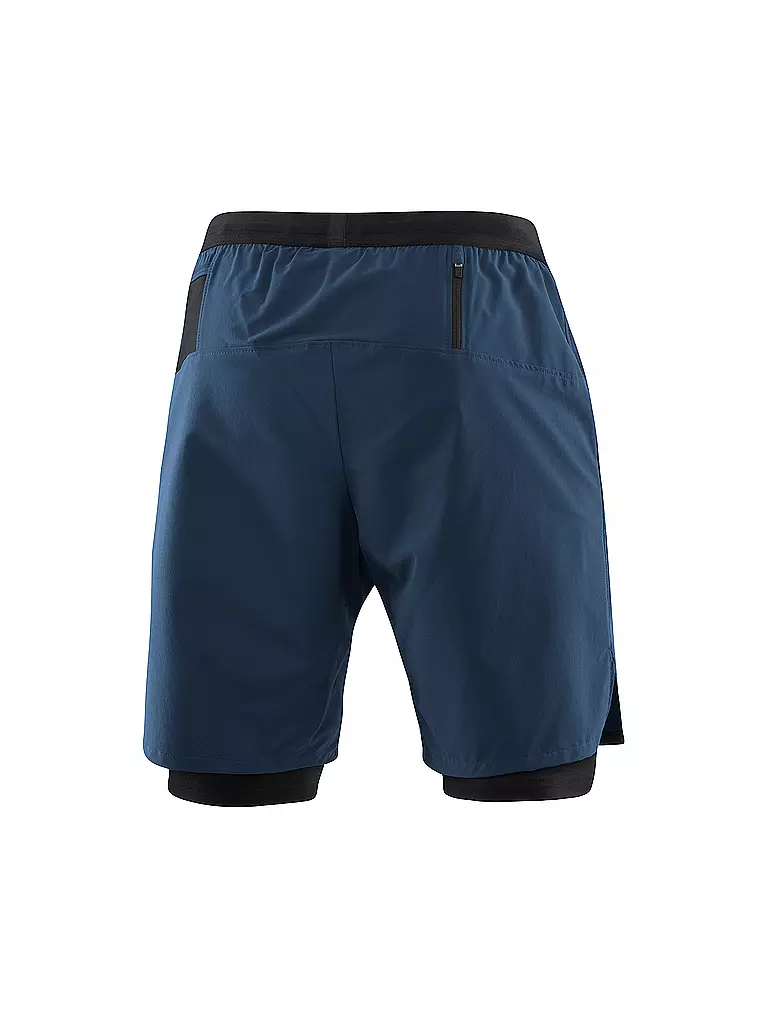 LÖFFLER | Herren 2in1 Laufshort ASSL | dunkelblau