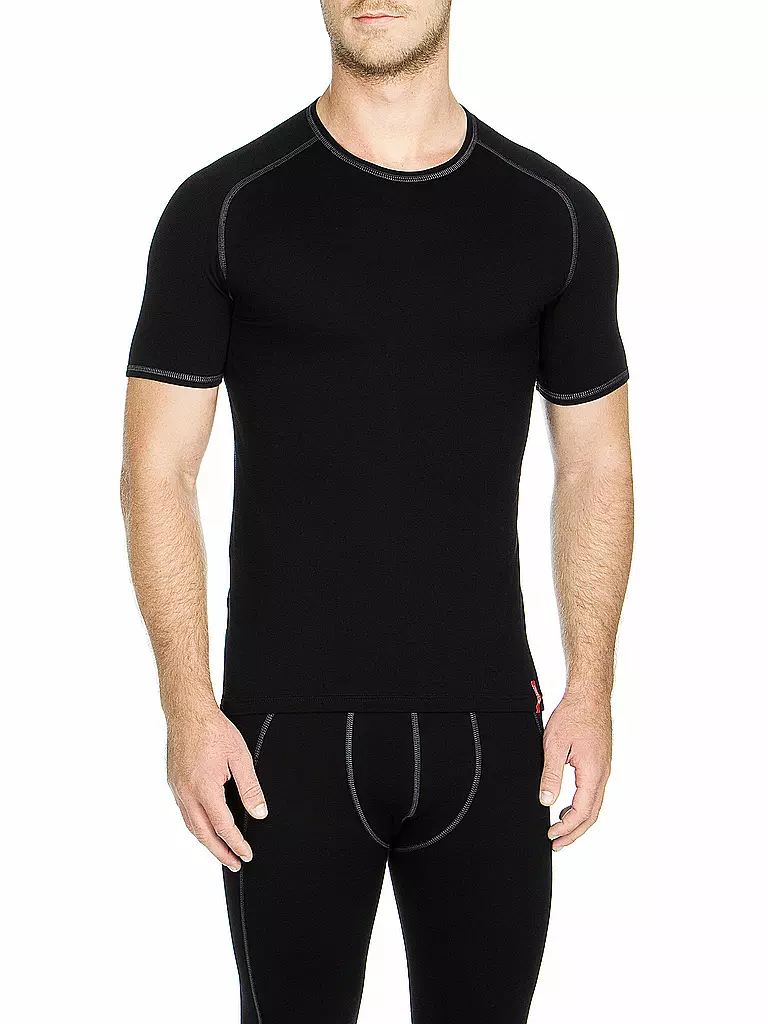 LÖFFLER | Herren Funktionsshirt TRANSTEX® WARM | schwarz