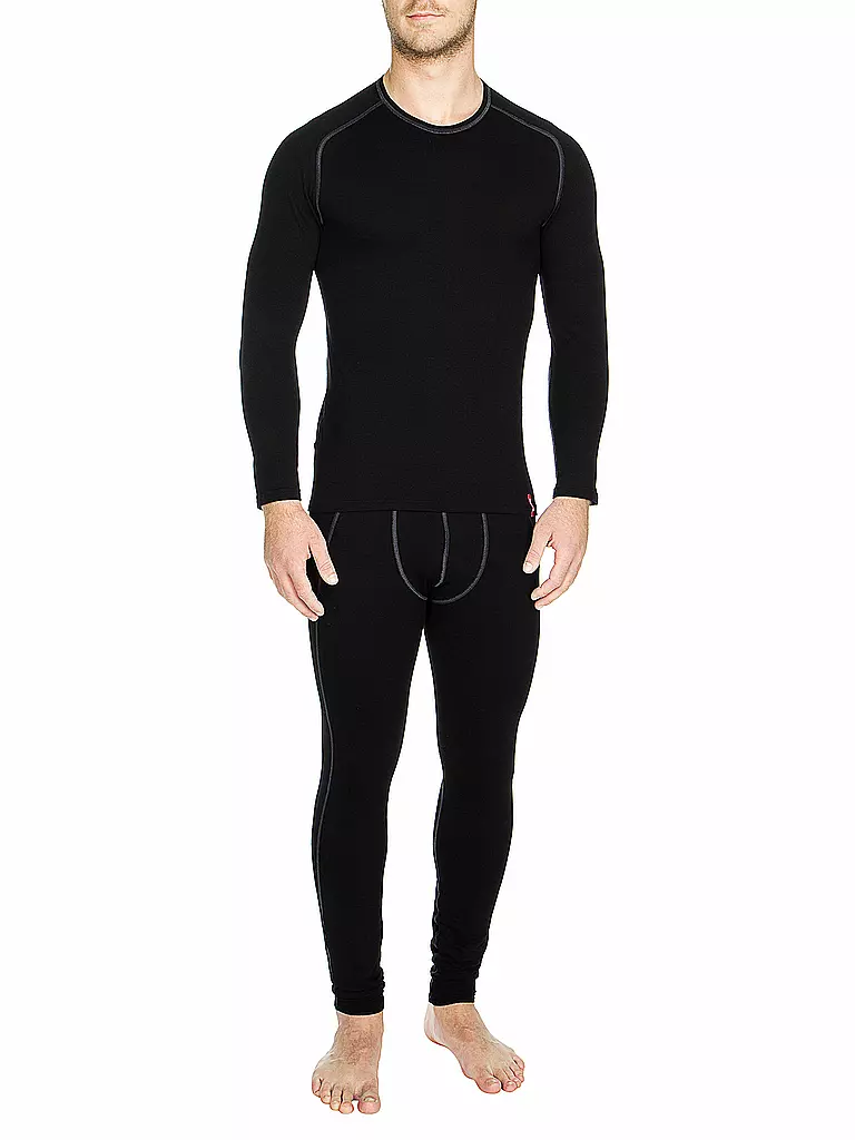 LÖFFLER | Herren Funktionsunterhose Lang TRANSTEX® WARM | schwarz