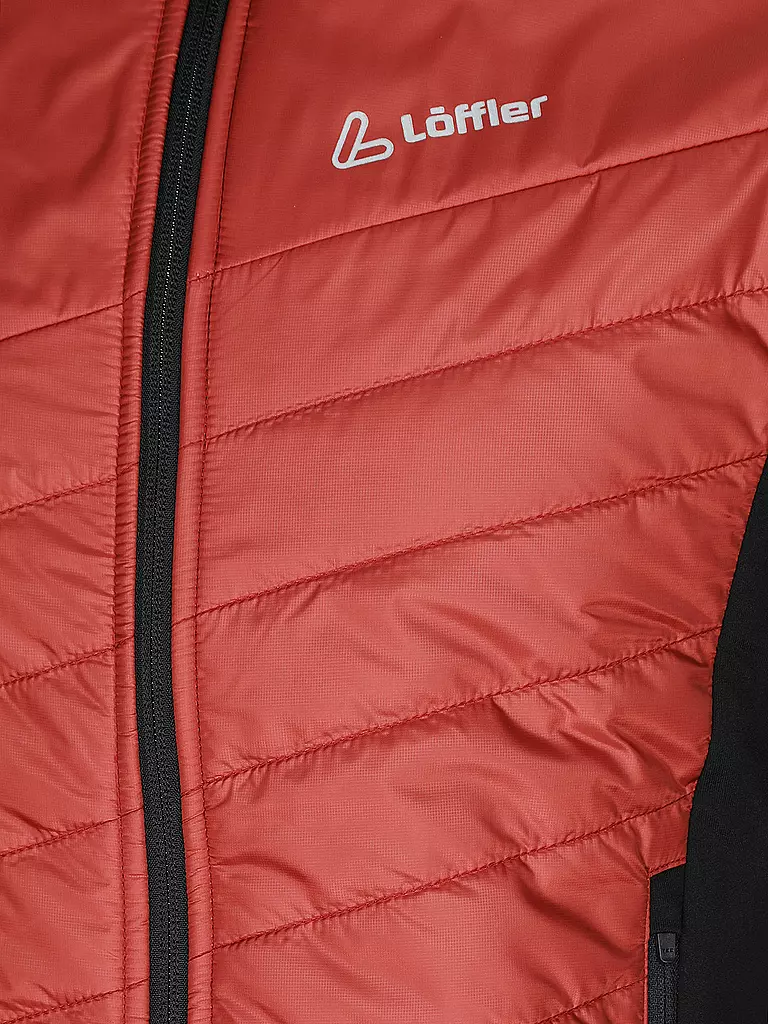 LÖFFLER | Herren Langlauf Hybridjacke PL60 | dunkelrot