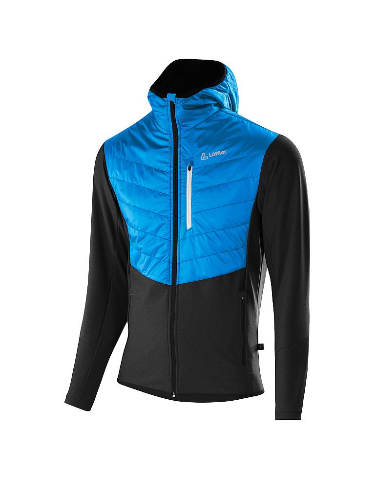 LÖFFLER | Herren Langlauf-Jacke PrimaLoft® Hybrid | blau