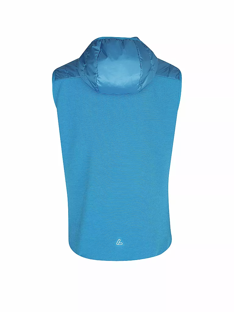 LÖFFLER | Herren Langlaufweste Hooded Vest PL60 | blau