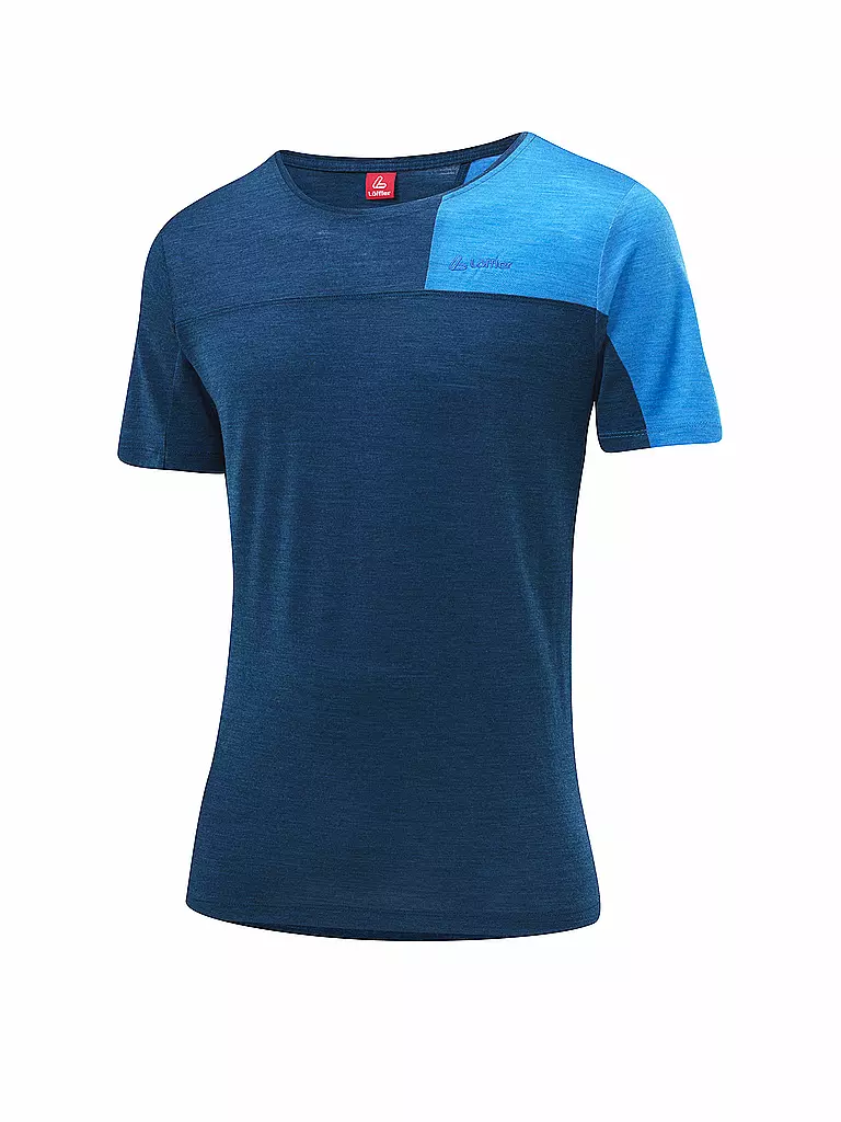 LÖFFLER | Herren Laufshirt CB Merino-Tencel™ | blau