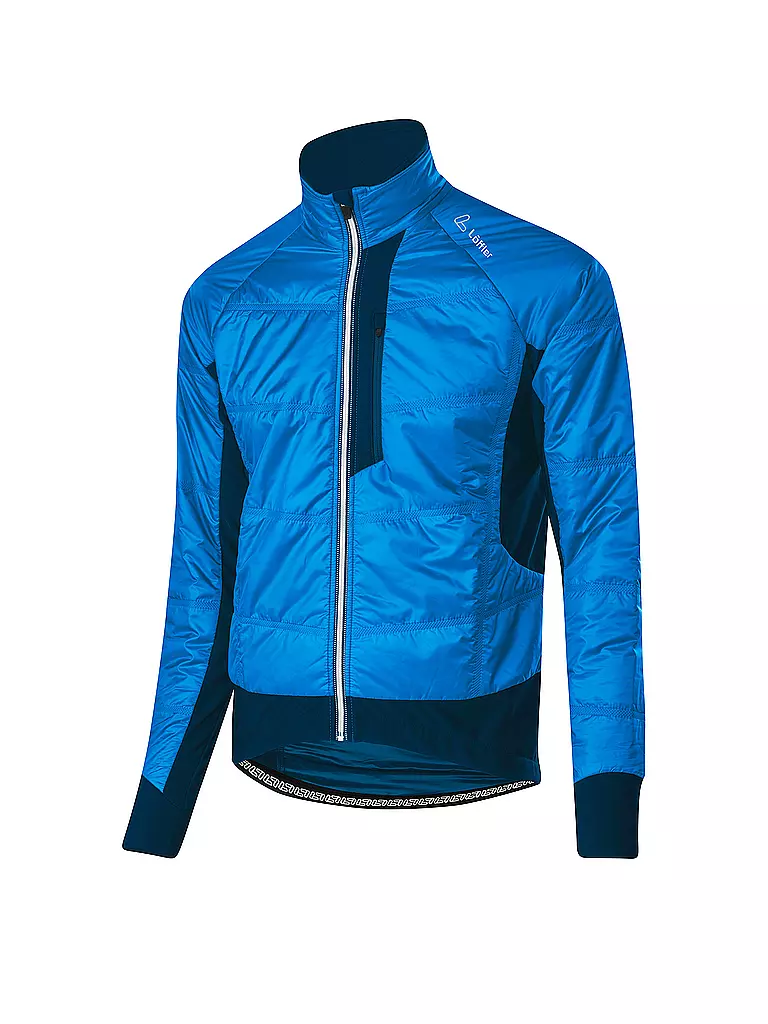 LÖFFLER | Herren Radjacke Hotbond® Primaloft® Mix  | blau