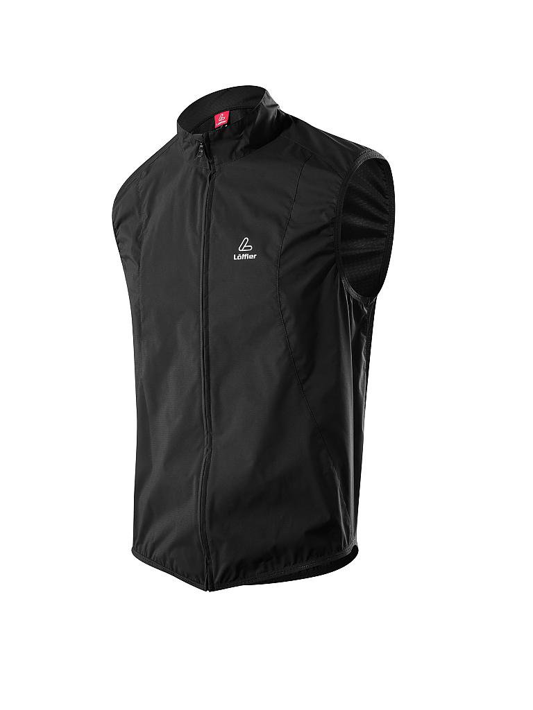 LÖFFLER | Herren Radweste Active Shell | schwarz