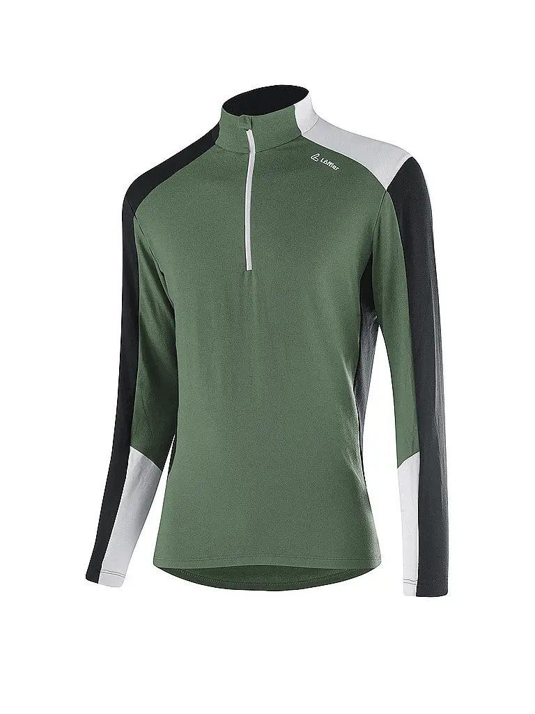 LÖFFLER | Herren Unterzieh Zipshirt HARLEY TRANSTEX® | Olive