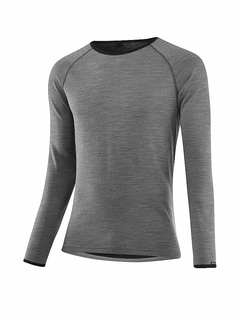 LÖFFLER | Herren Unterziehshirt  TRANSTEX® Merino | grau