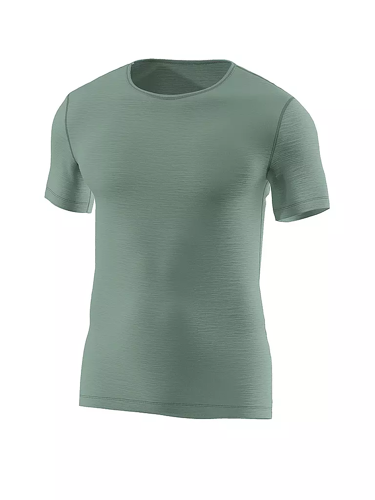 LÖFFLER | Herren Unterziehshirt Merino Light | petrol