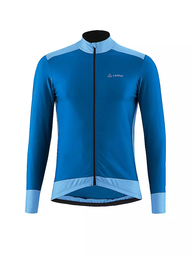 LÖFFLER | Herren Winter Radtrikot General Mid | blau