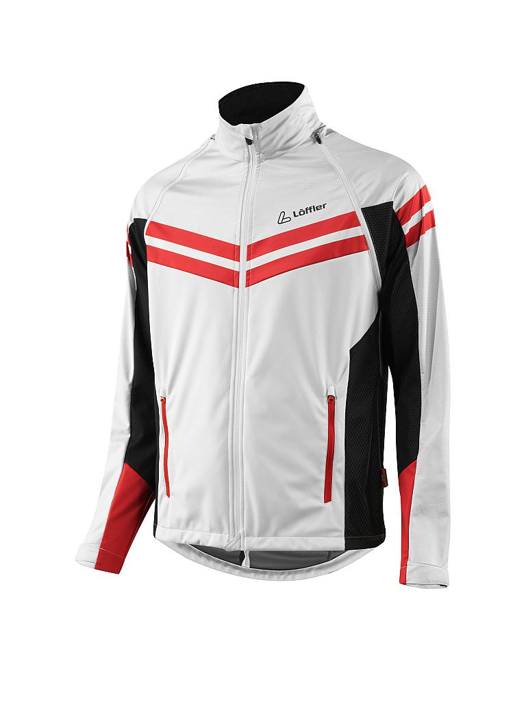 LÖFFLER | Herren Zip-Off Jacke Worldcup WINDSTOPPER® | weiß