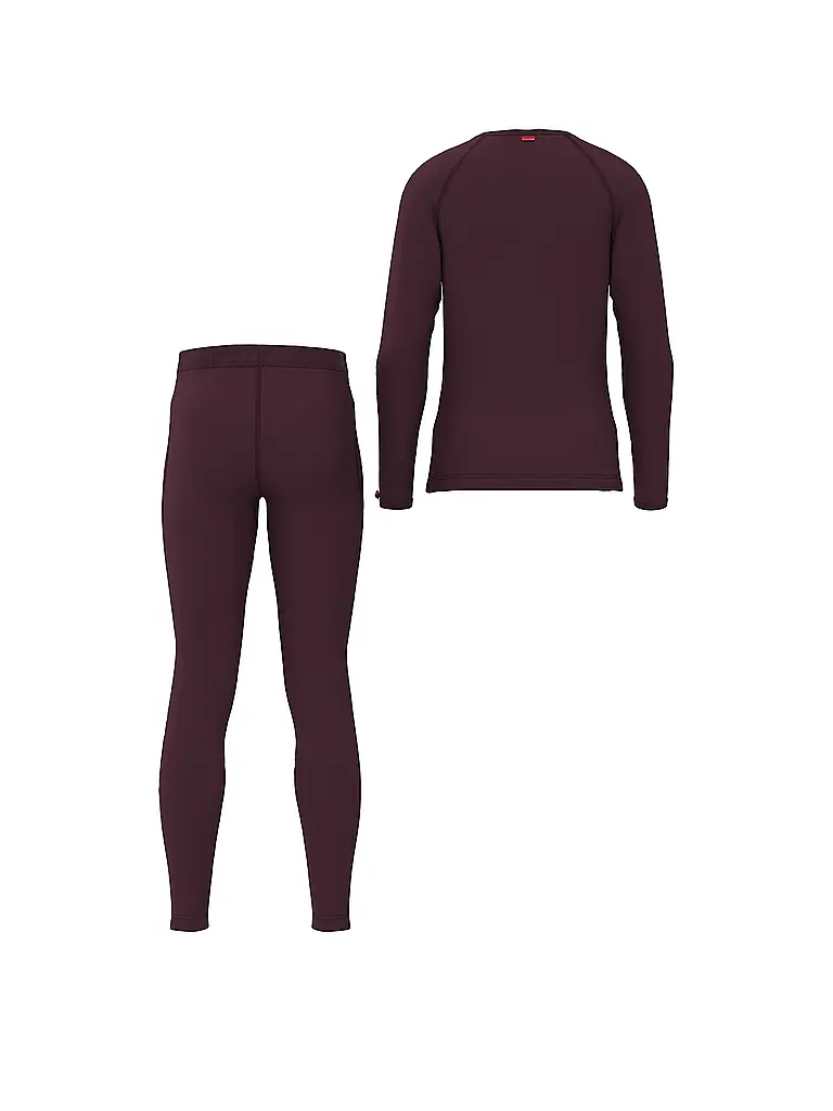 LÖFFLER | Kinder Unterzieh Set TRANSTEX® WARM | dunkelrot