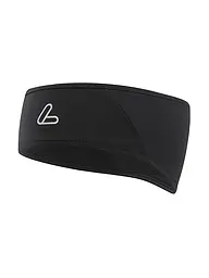 LÖFFLER | Stirnband Airblocc Flaps Windstopper | Schwarz