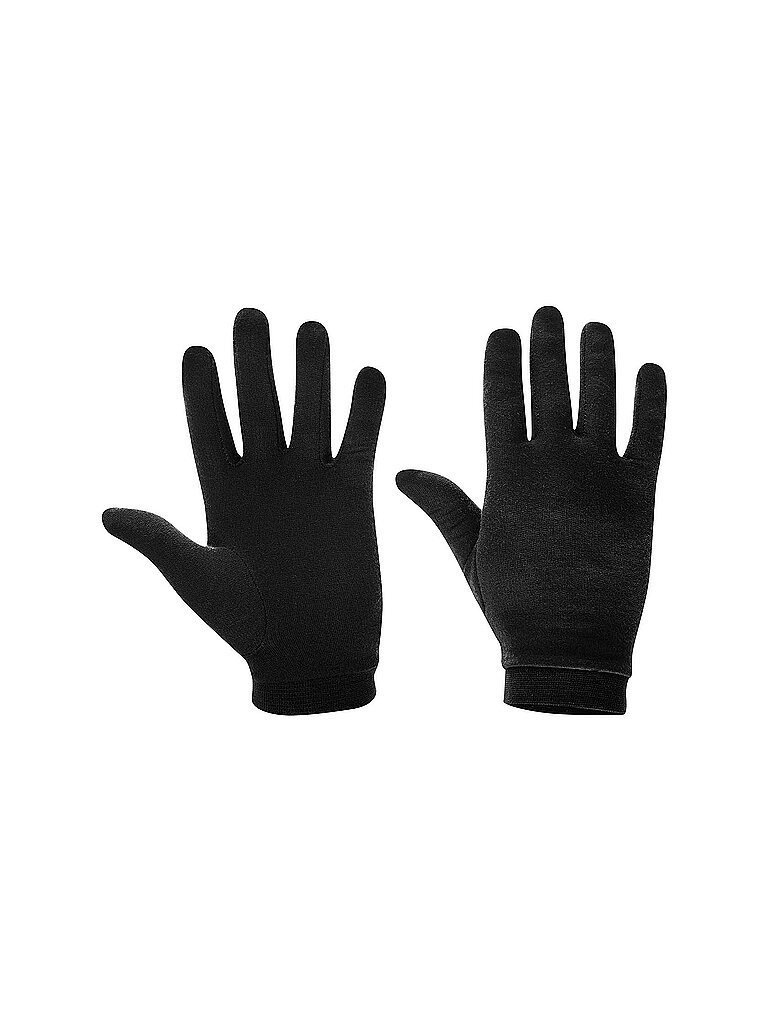 Löffler Handschuhe Merino Wolle schwarz