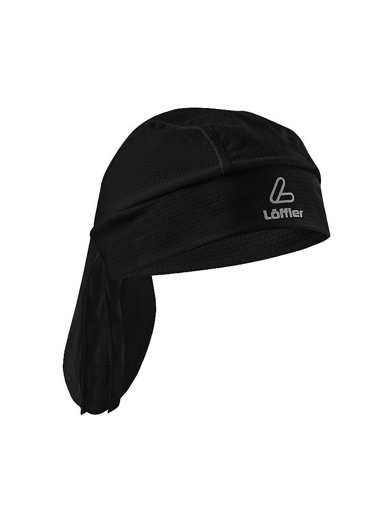 Löffler Bandana Aero Vent Reflektierend Schnitt Schwarz