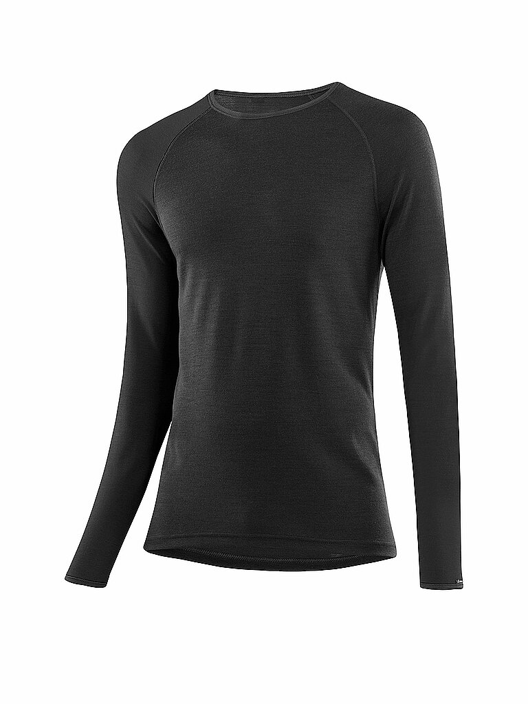 Löffler Unterziehshirt Merino Polypropylen Schwarz