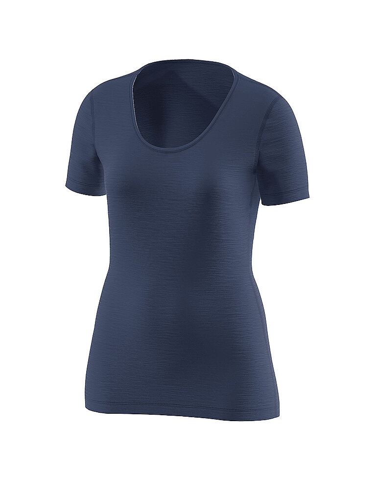 LÖFFLER Damen Unterziehshirt Merino Light dunkelblau | 34